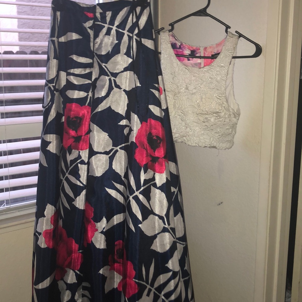 Two piece maxi dress